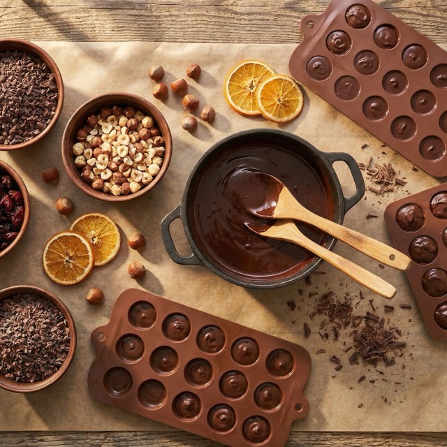 Domácí čokoláda, pralinky, sladkosti